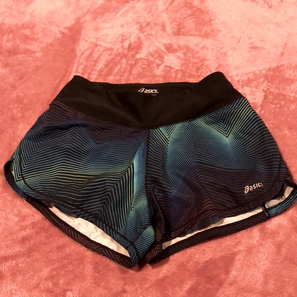 Asics shorts with spandex underneath